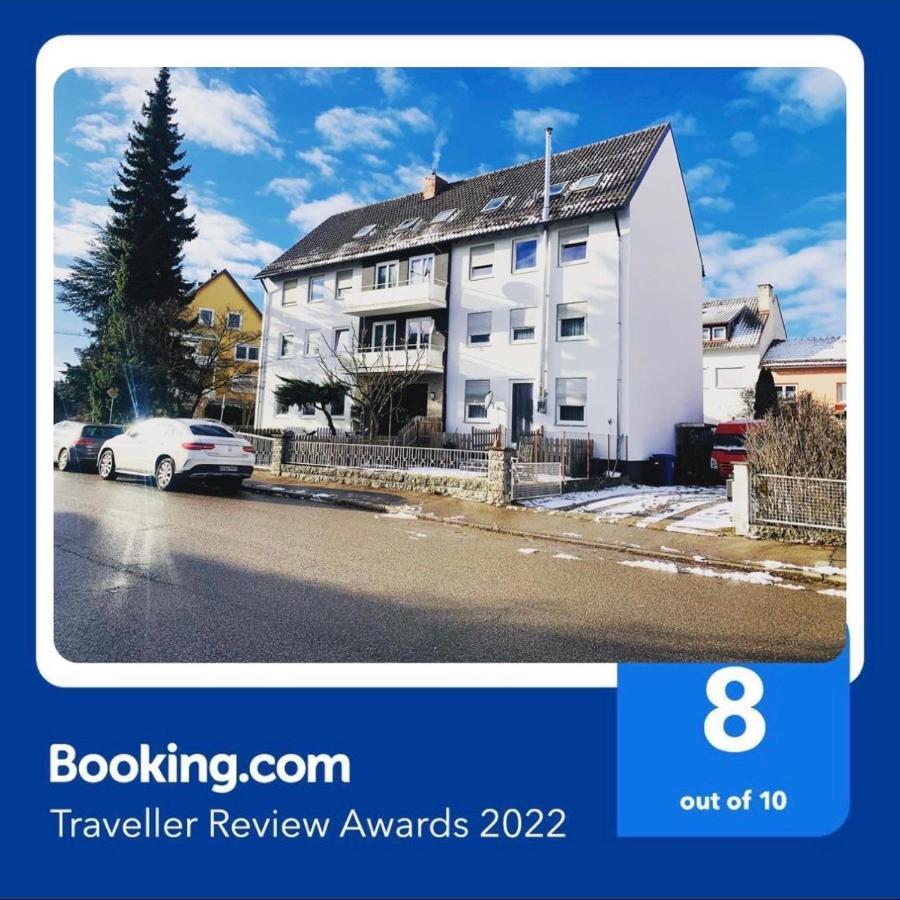 Grossartige 3 Zimmer Ferienwohnung Mit Kamin Und Garten Fuer 1-6 Personen Kaufbeuren Dış mekan fotoğraf